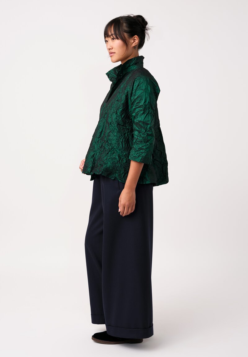 Daniela Gregis Washed Silk Spicchi Colletto Jacket