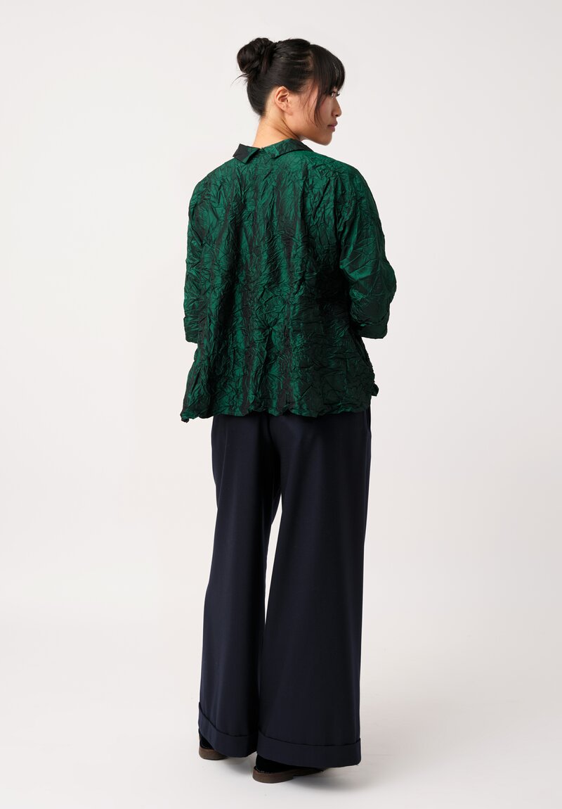 Daniela Gregis Washed Silk Spicchi Colletto Jacket