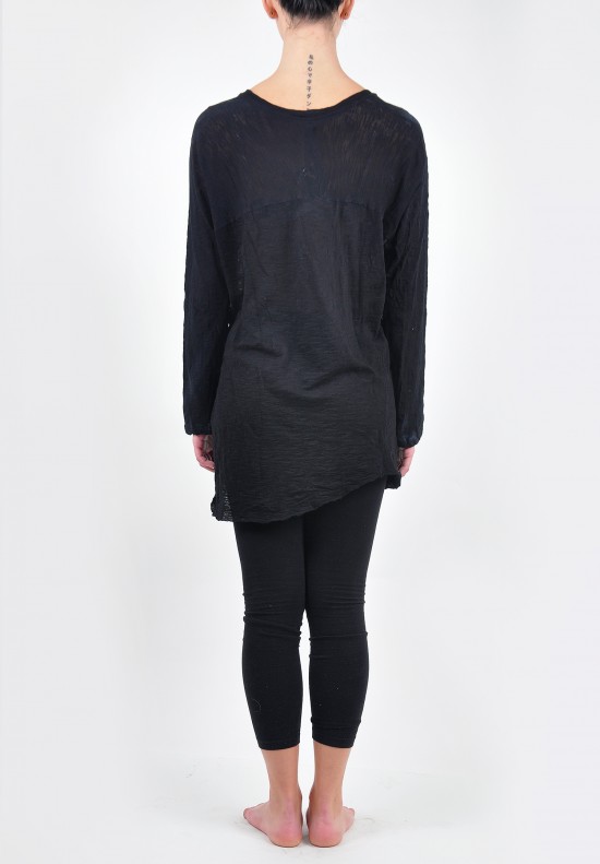 Gilda Midani Tri Brush Pattern Shirt in Black, Rose, & White | Santa Fe ...