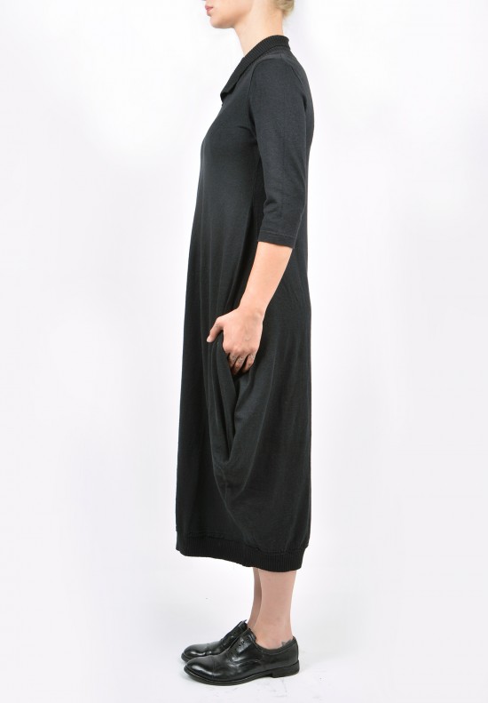 Oska Shirt Dress in black