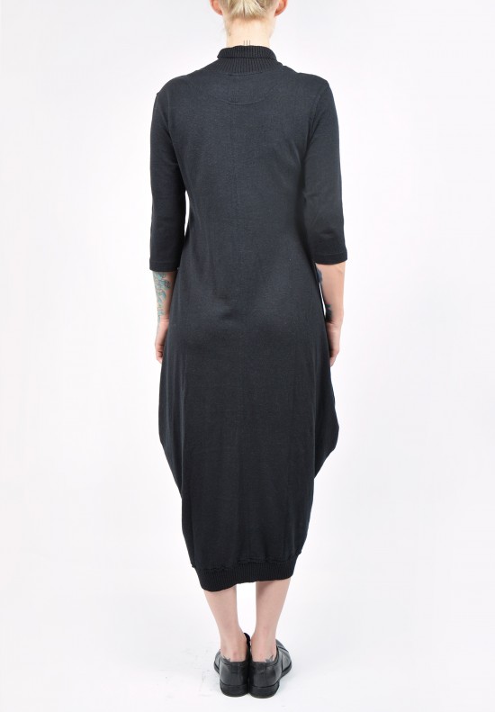 Oska Shirt Dress in black