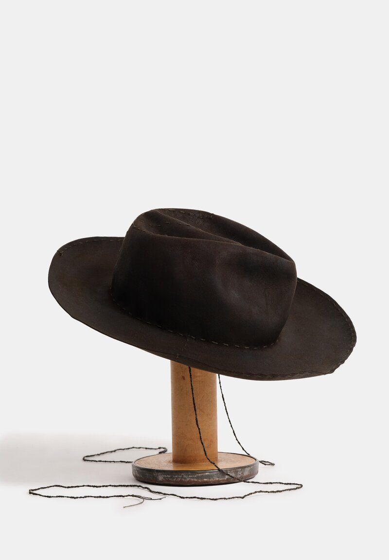 Horisaki Design & Handel Easy Burnt Rabbit Fur Felt Banded Hat