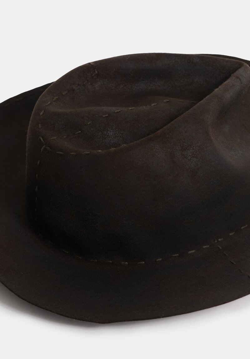 Horisaki Design & Handel Easy Burnt Rabbit Fur Felt Banded Hat