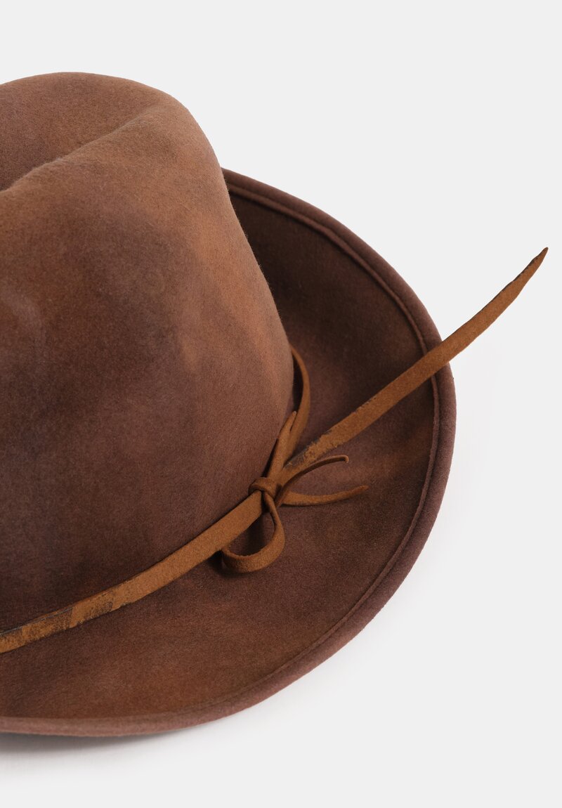 Horisaki Design & Handel Easy Burnt Rabbit Fur Felt Banded Hat