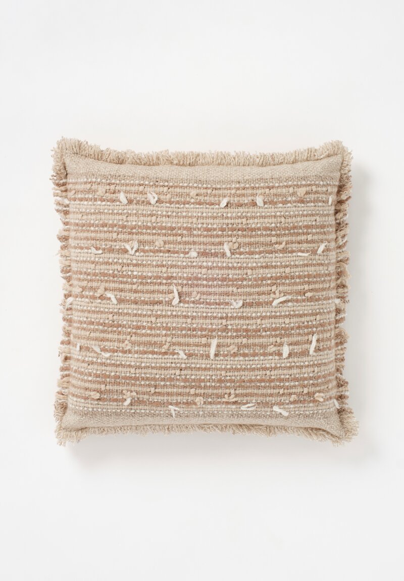 Alonpi Cashmere Silk Lia Fringe Trimmed Pillow