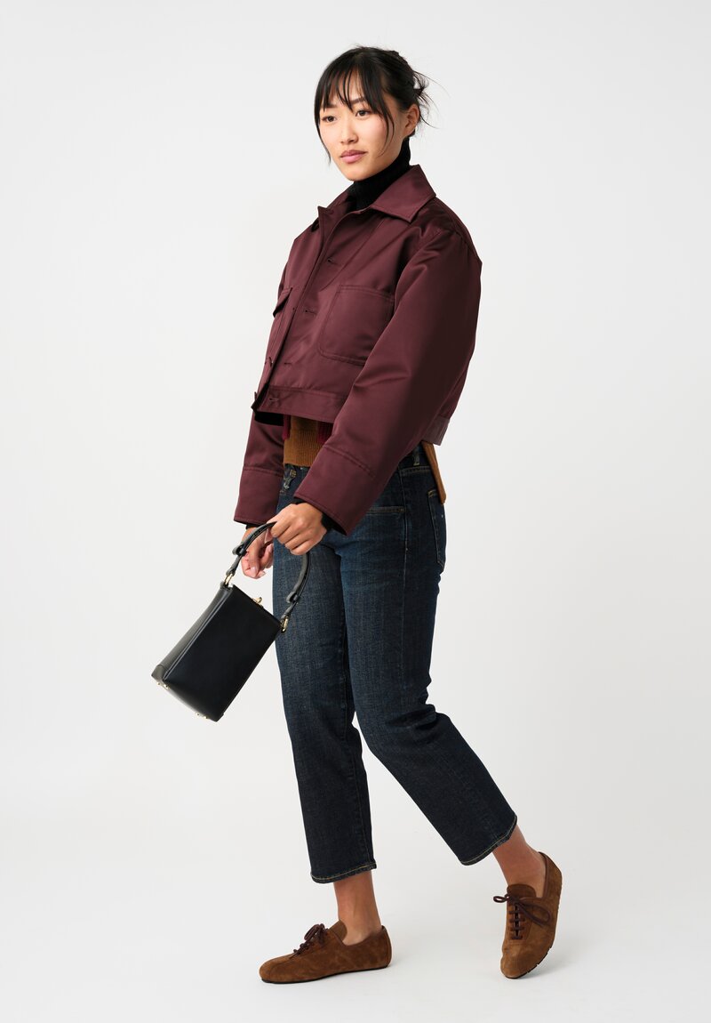 Plan C Knit Cashmere Blend Color Block Turtleneck