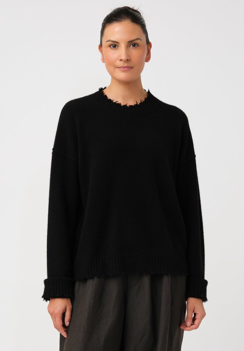 Uma Wang Cashmere Distressed Sweater