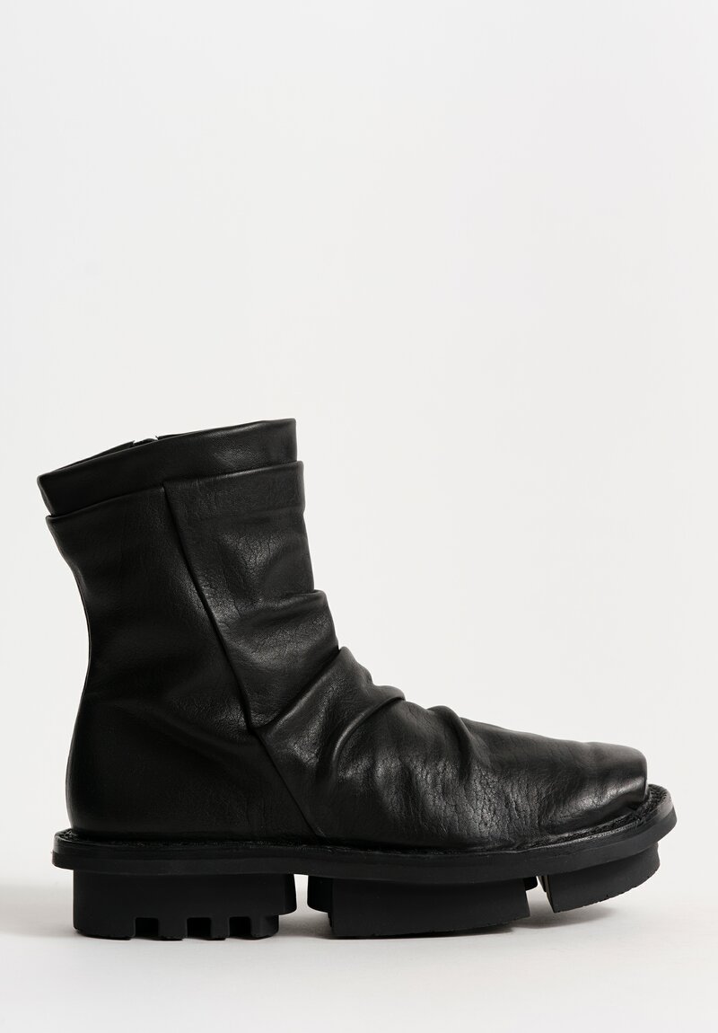 Trippen Leather Juice Boot in Black 