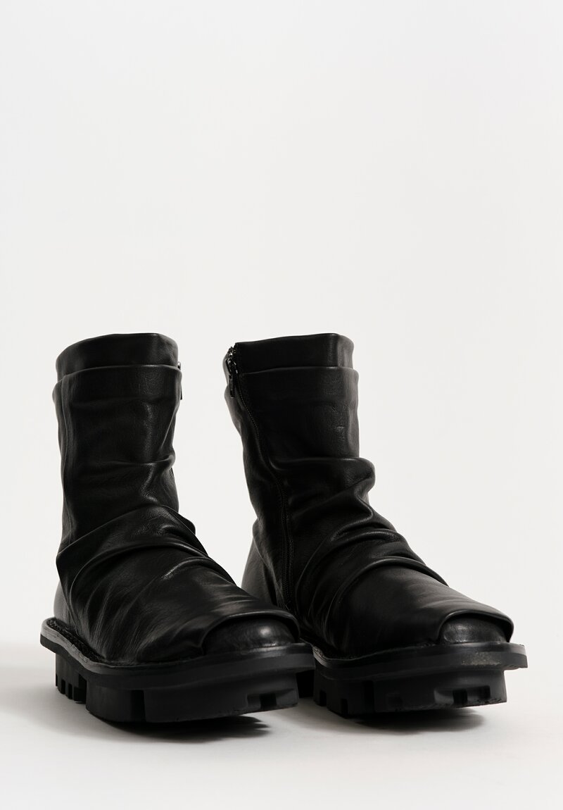 Trippen Leather Juice Boot in Black 