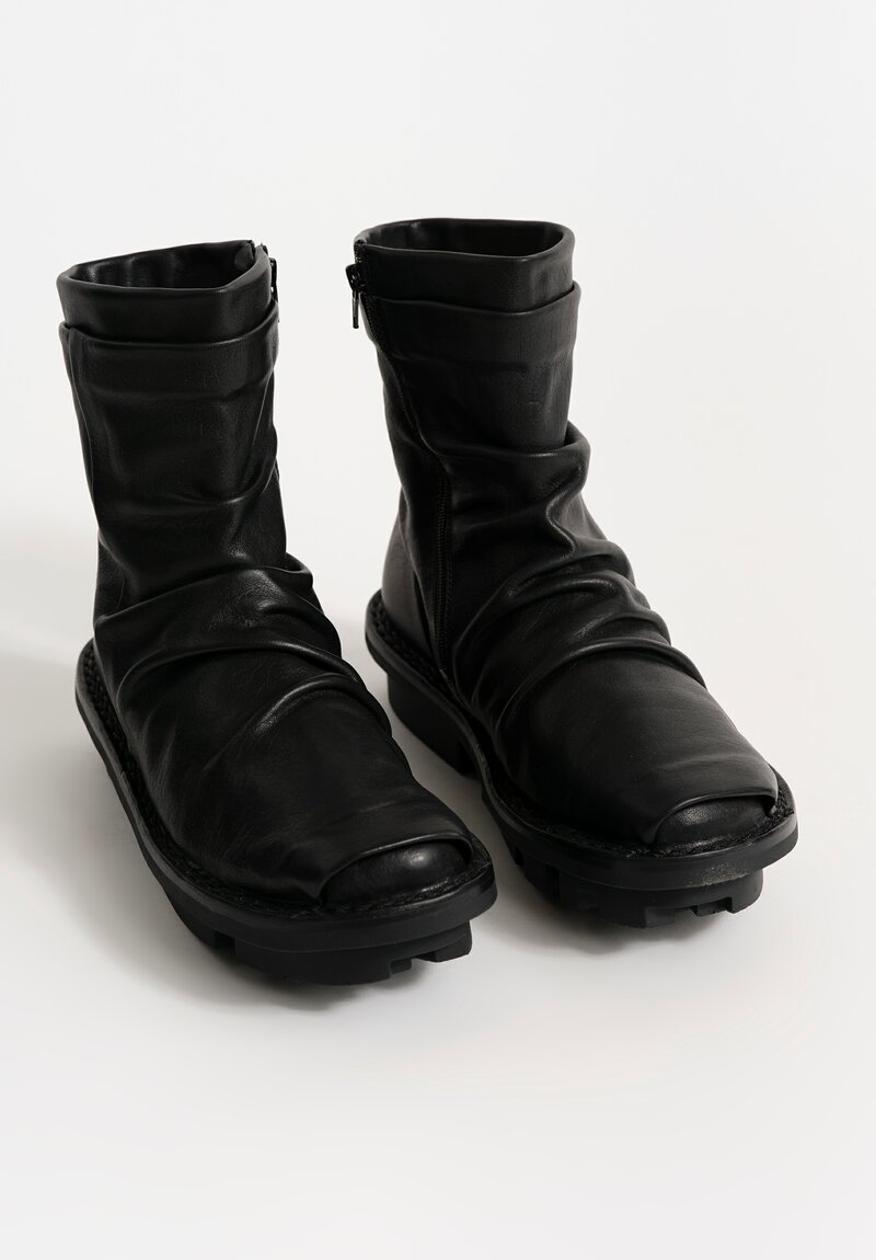 Trippen Leather Juice Boot in Black 