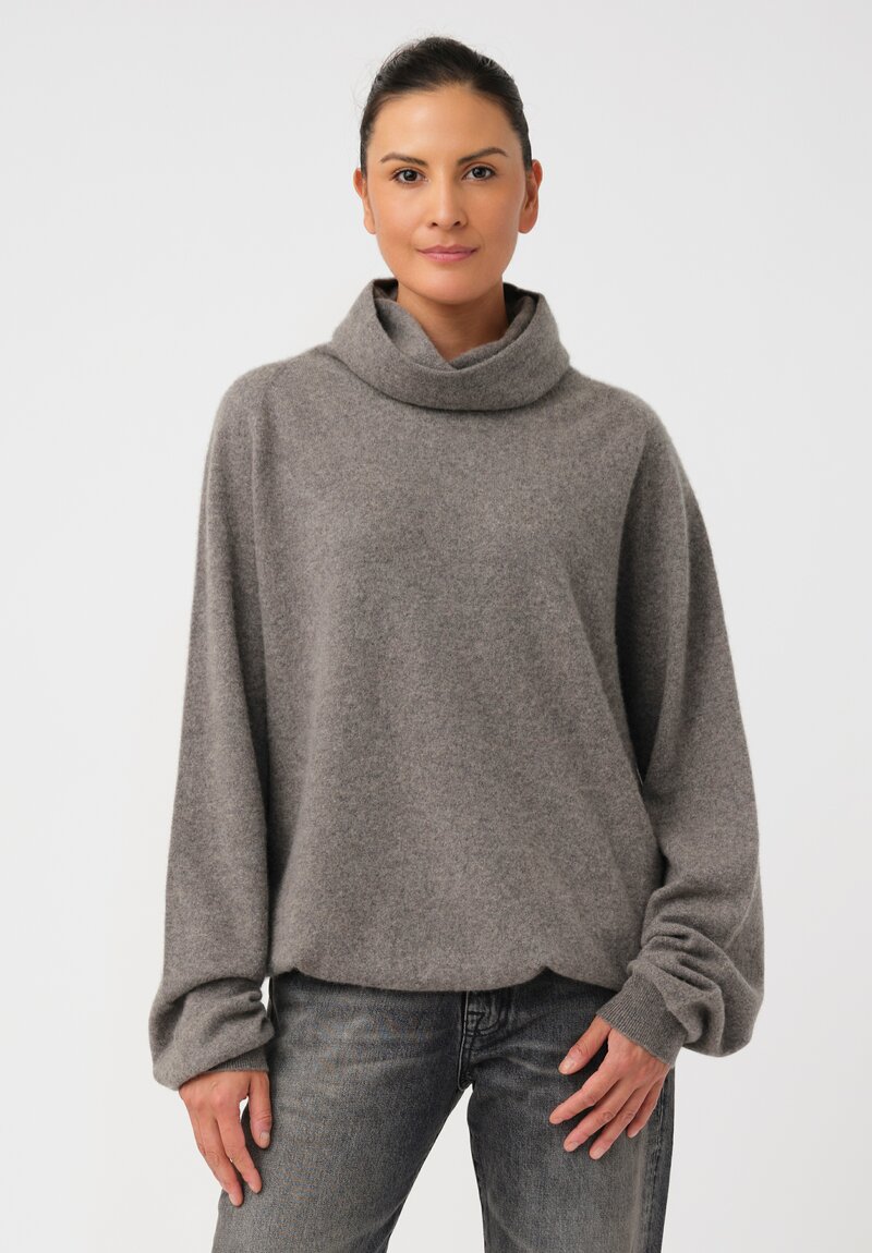Frenckenberger Cashmere Boyfriend High Neck Sweater