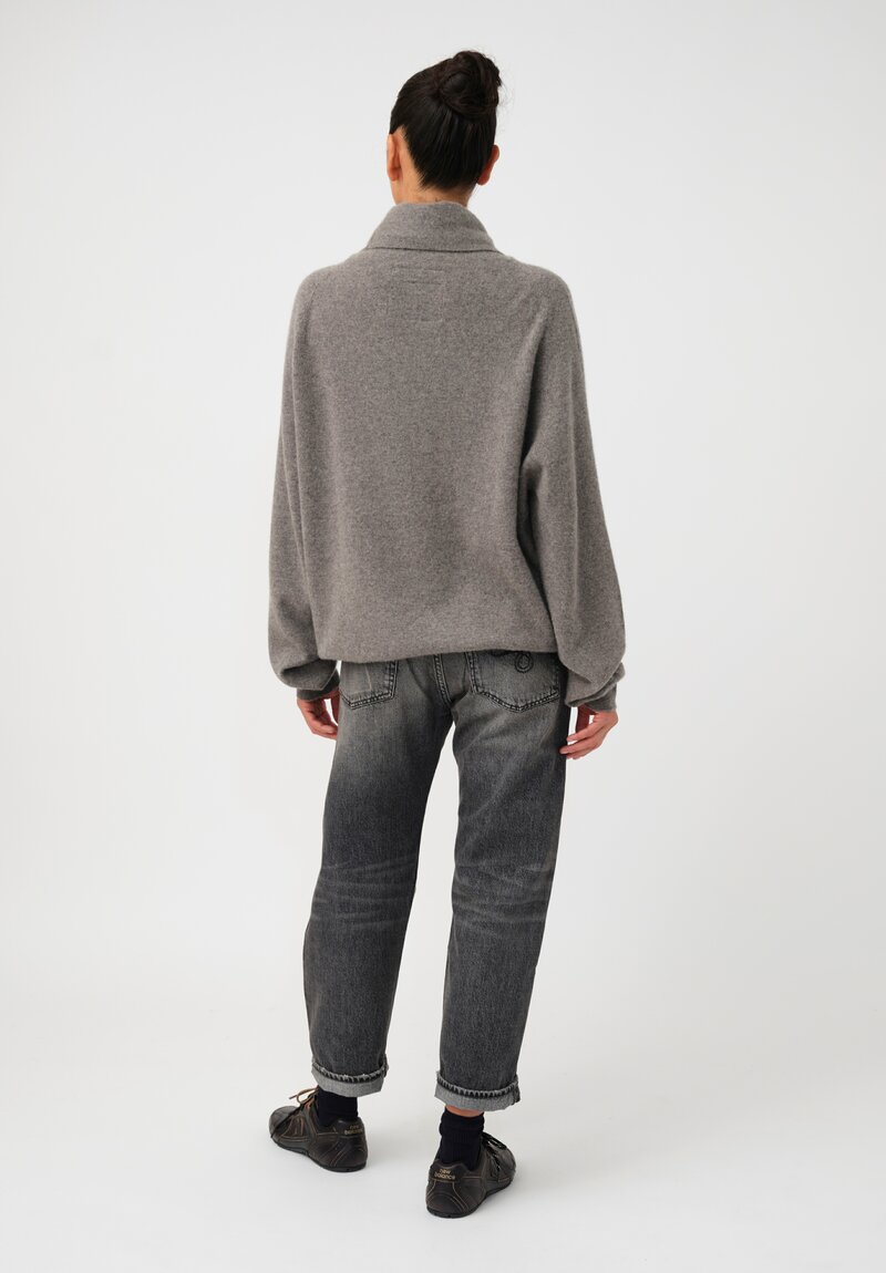 Frenckenberger Cashmere Boyfriend High Neck Sweater