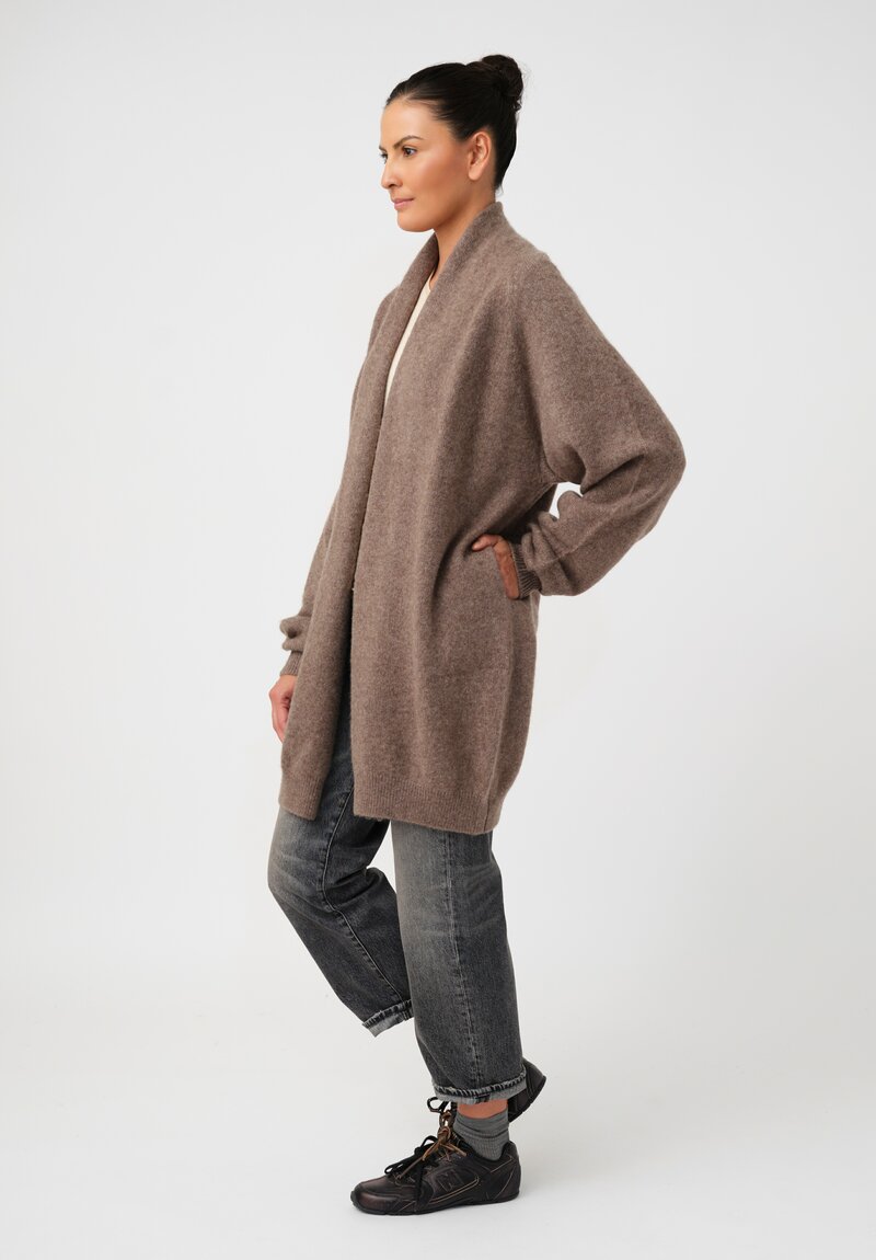 Frenckenberger Cashmere Silk Medium Length Cardigan