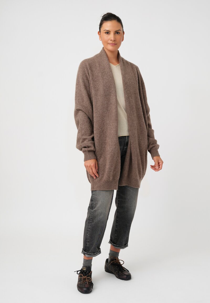 Frenckenberger Cashmere Silk Medium Length Cardigan