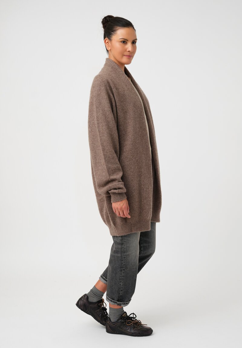 Frenckenberger Cashmere Silk Medium Length Cardigan