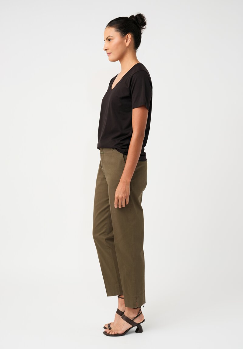 Closed Cotton Twill Sonnett Cropped Pants