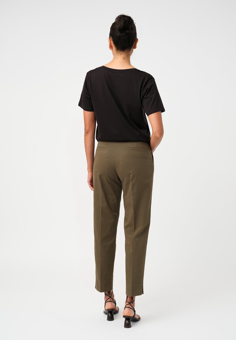 Closed Cotton Twill Sonnett Cropped Pants