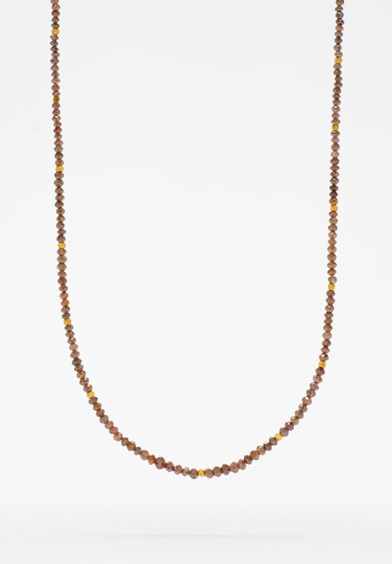 Greig Porter 18k and Diamond Bead Necklace
