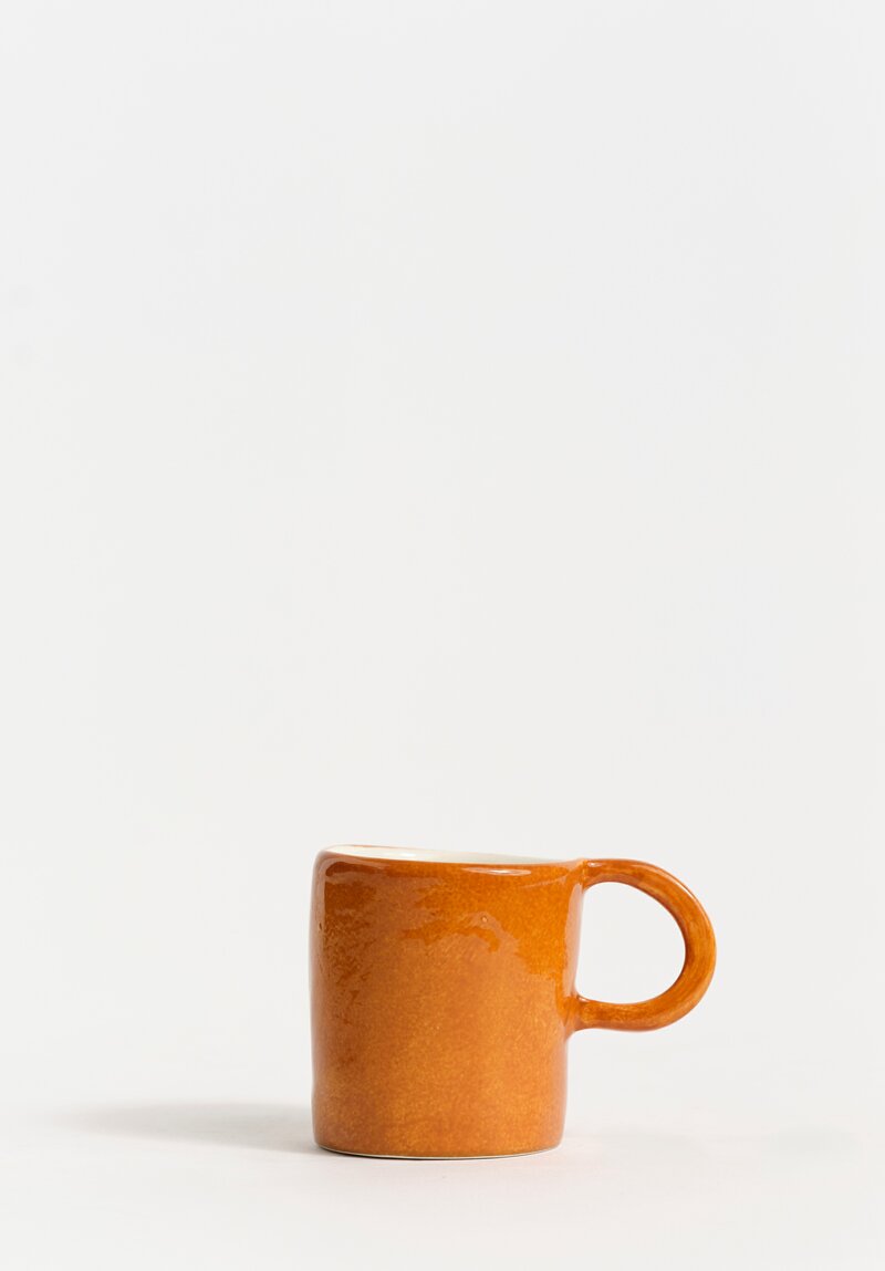 Stamperia Bertozzi Handmade Porcelain Espresso Cup Bruno Brown