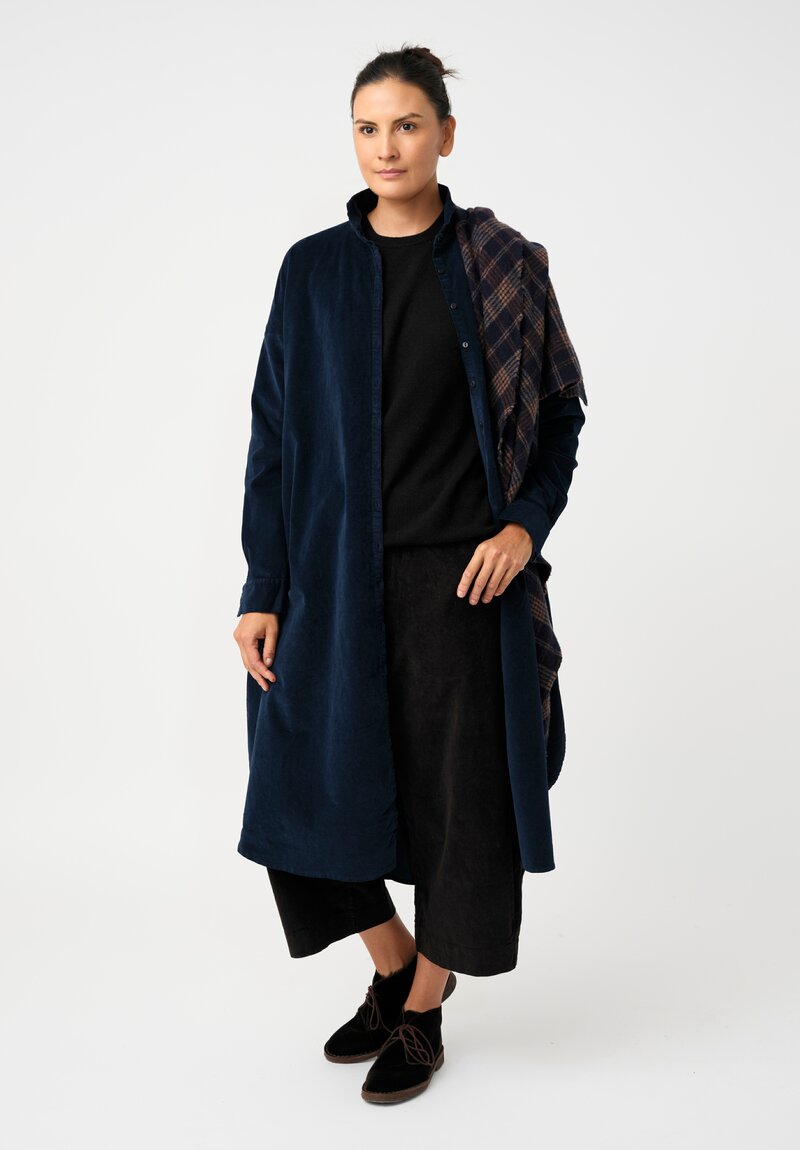 Album di Famiglia Cotton Velvet W&S Pants in Cacao Brown