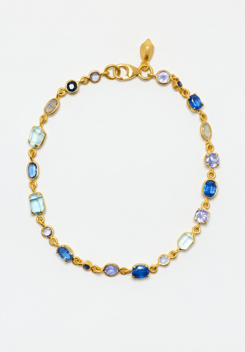 Pippa Small 18k Indigo Full Stone Bracelet 5.95 cts