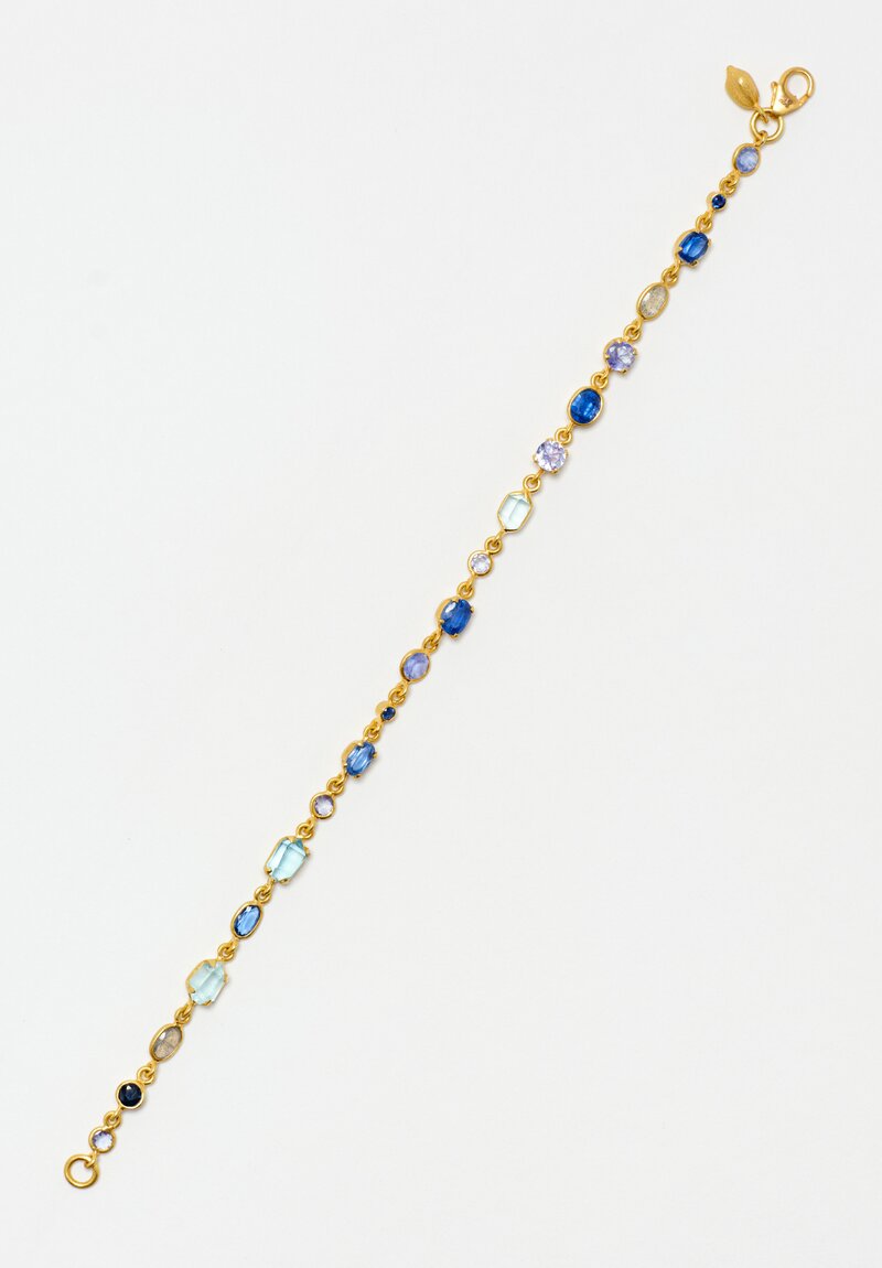 Pippa Small 18k Indigo Full Stone Bracelet 5.95 cts