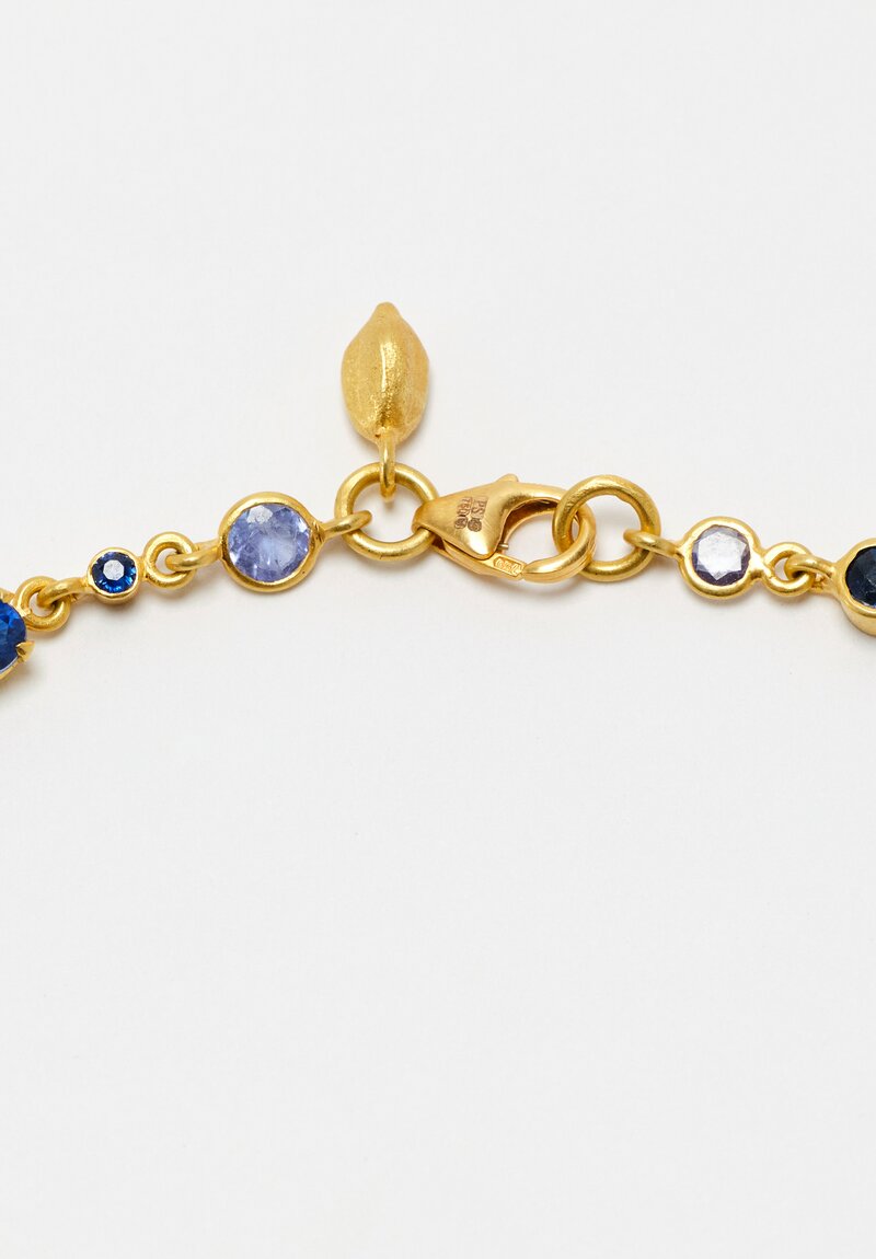 Pippa Small 18k Indigo Full Stone Bracelet 5.95 cts
