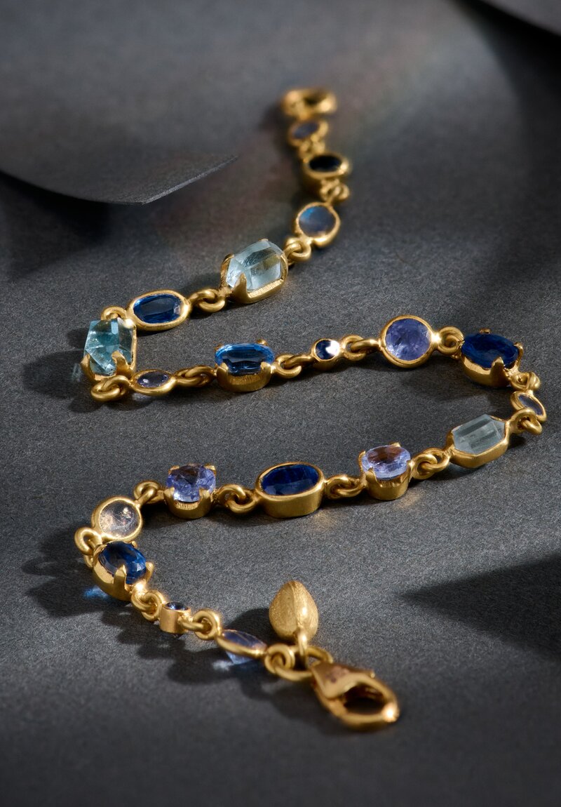 Pippa Small 18k Indigo Full Stone Bracelet 5.95 cts