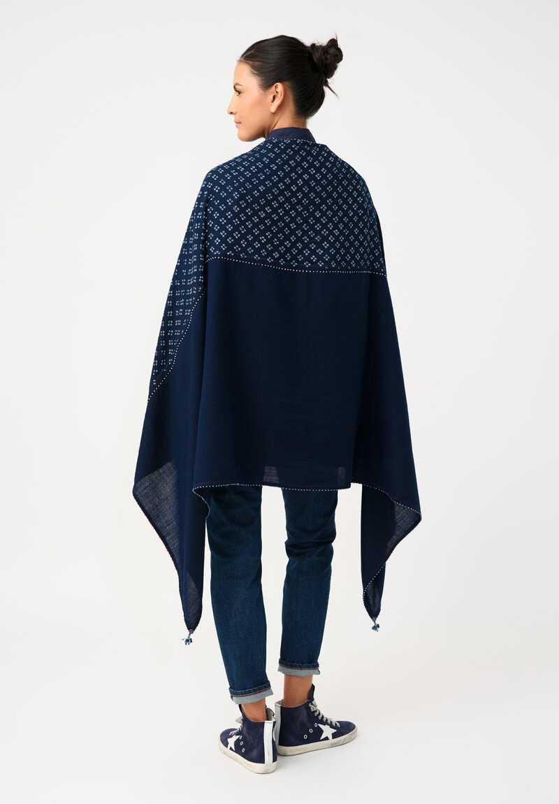 Péro Pashmina Floral Scarf with Tassles