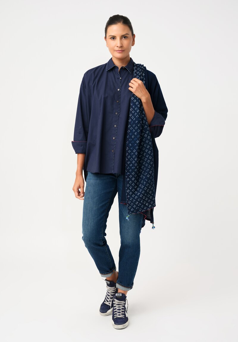 Péro Pashmina Floral Scarf with Tassles