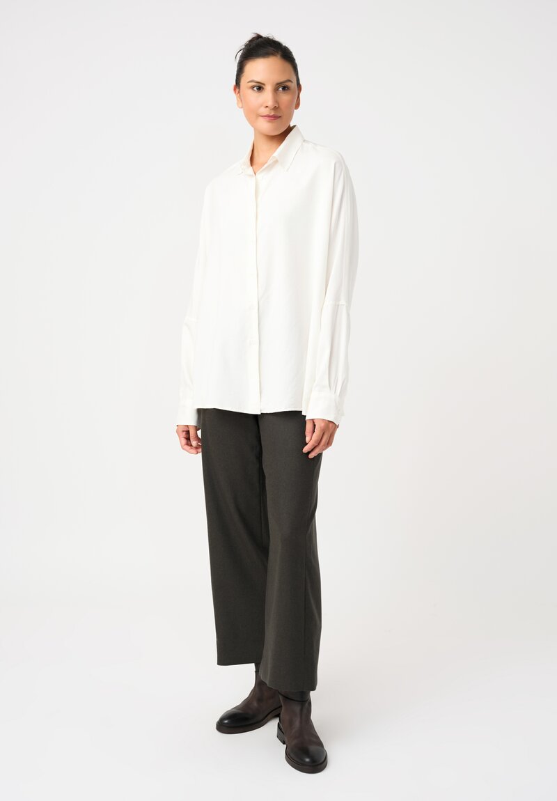 'S Max Mara Floria Drawstring Pants in Muted Army Green