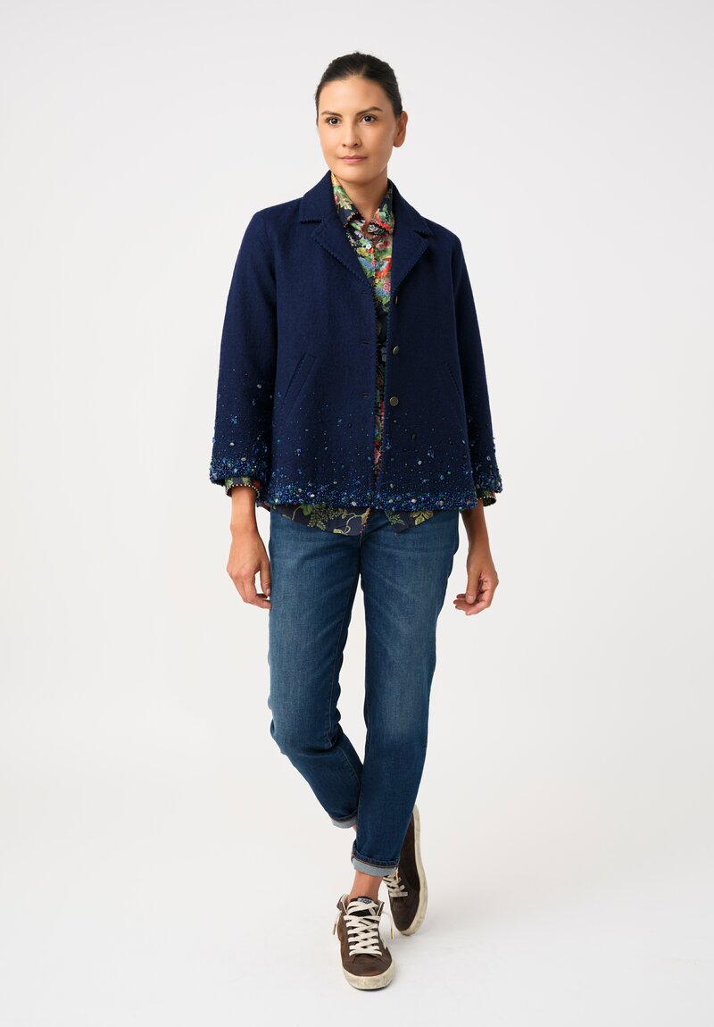 Péro Silk Floral Button-Down