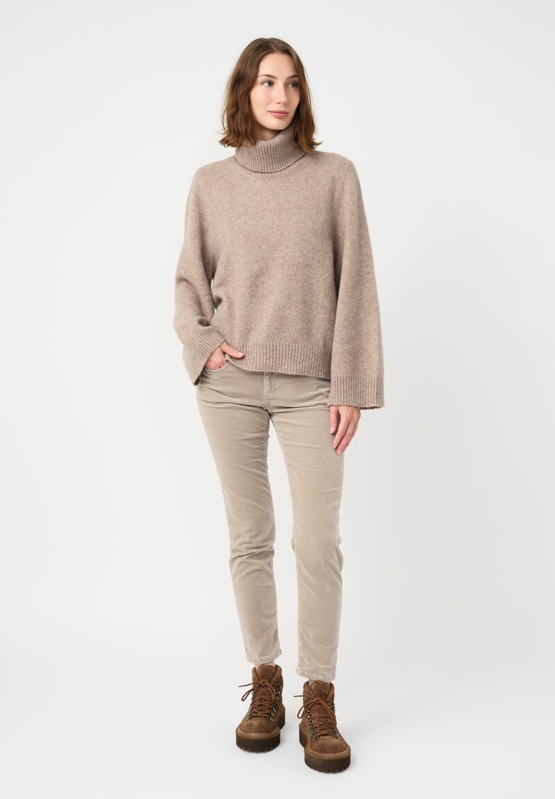 Boboutic Cashmere & Silk Turtleneck Sweater