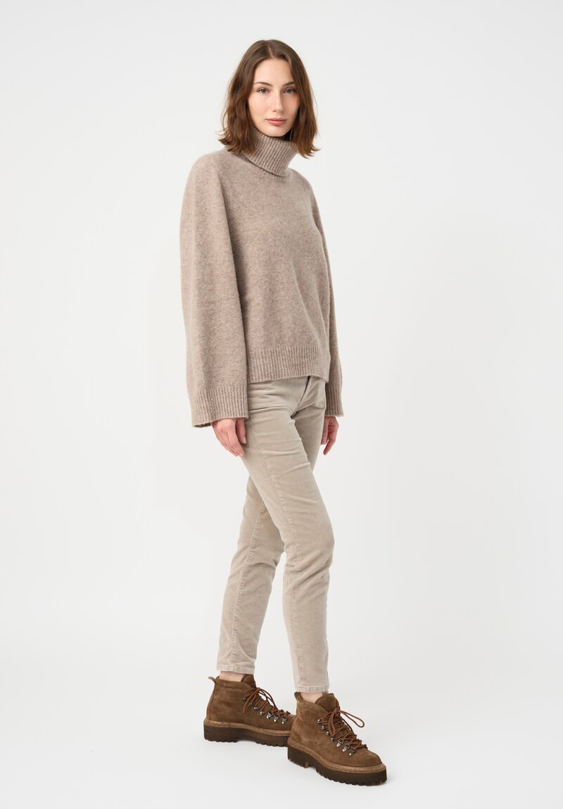 Boboutic Cashmere & Silk Turtleneck Sweater