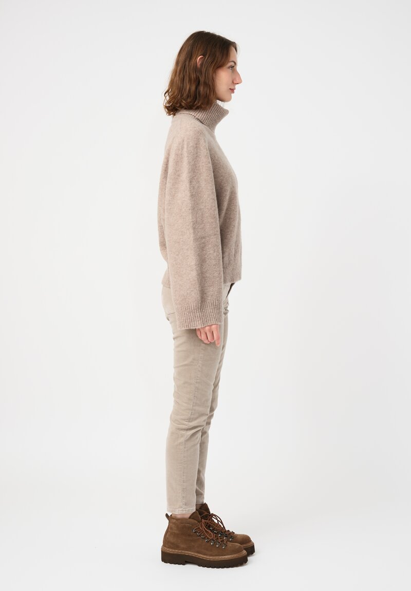 Boboutic Cashmere & Silk Turtleneck Sweater