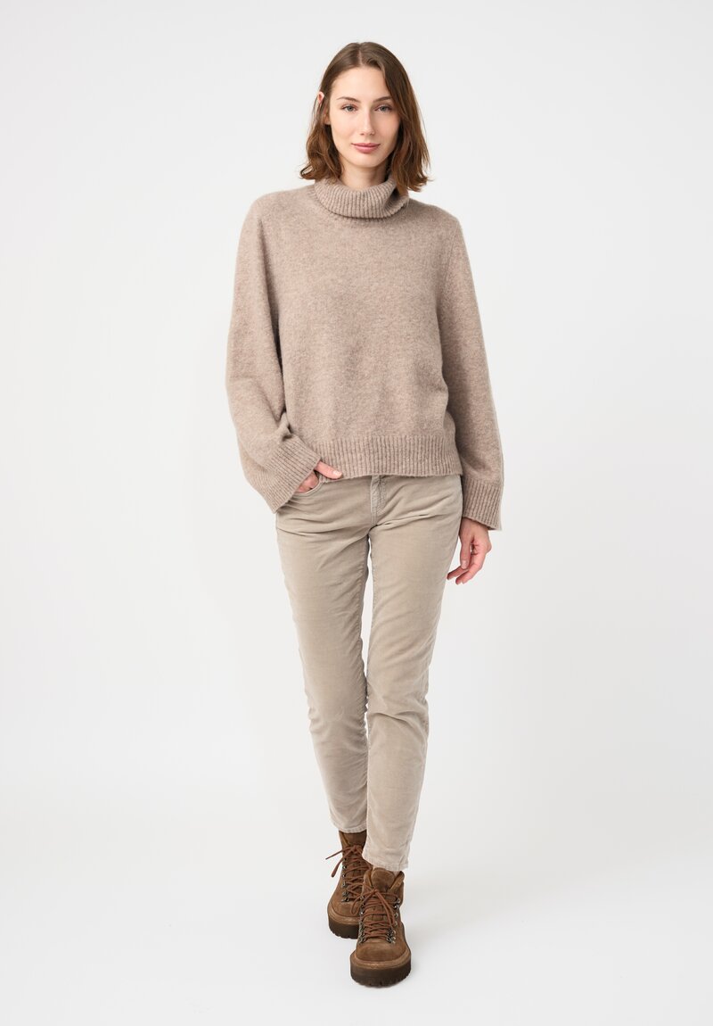 Boboutic Cashmere & Silk Turtleneck Sweater