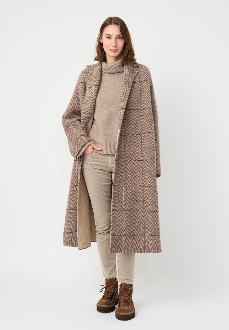 Boboutic Cashmere & Silk Turtleneck Sweater