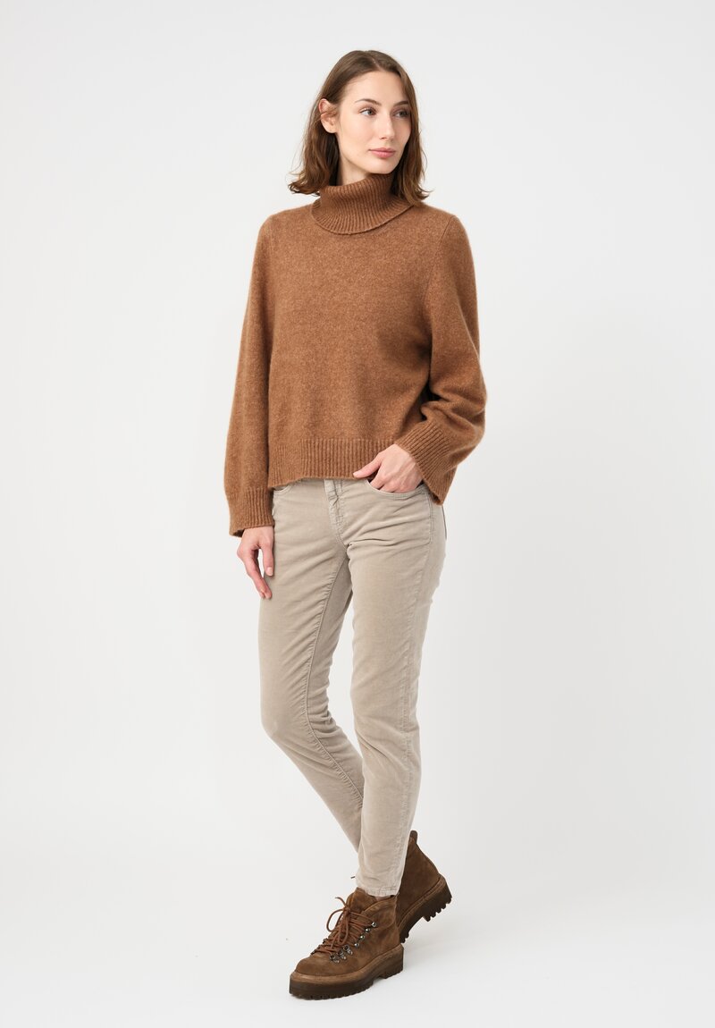 Boboutic Cashmere & Silk Turtleneck Sweater