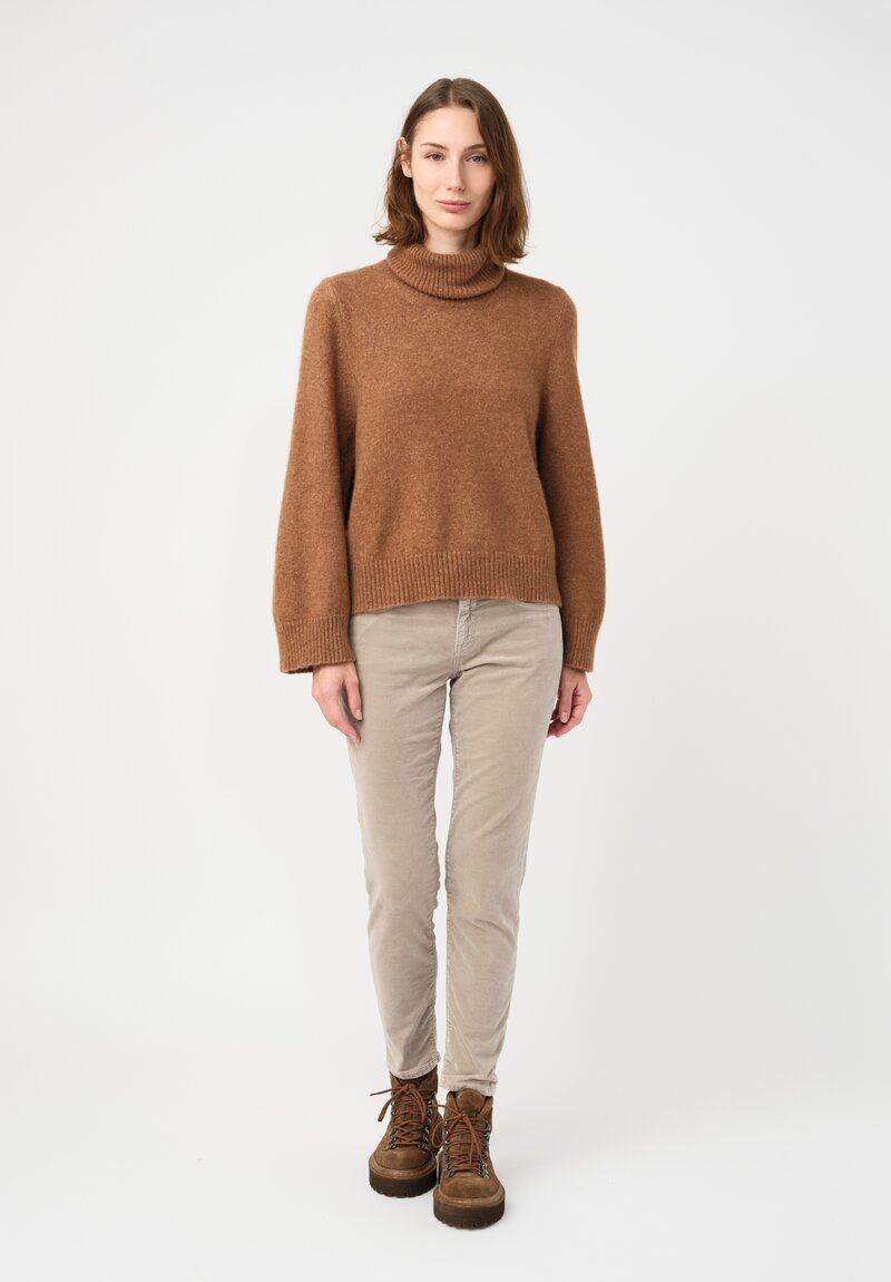 Boboutic Cashmere & Silk Turtleneck Sweater