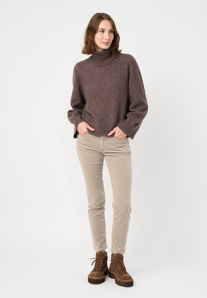 Boboutic Cashmere & Silk Turtleneck Sweater