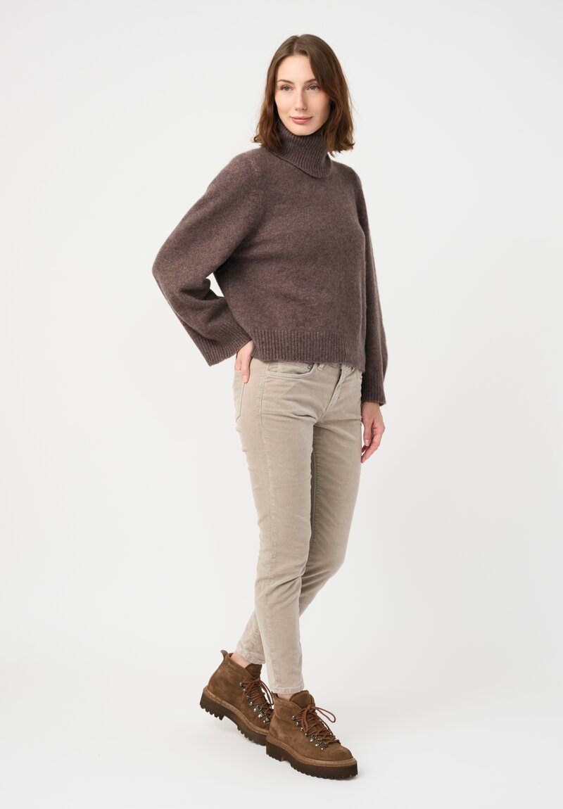 Boboutic Cashmere & Silk Turtleneck Sweater