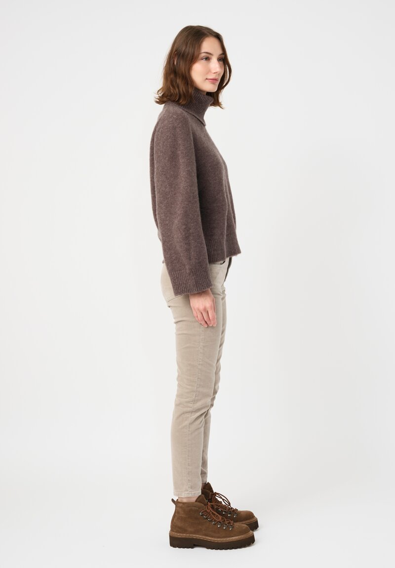 Boboutic Cashmere & Silk Turtleneck Sweater