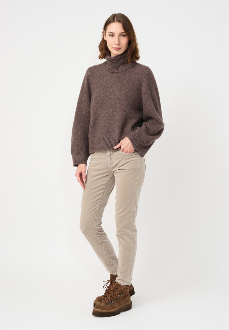 Boboutic Cashmere & Silk Turtleneck Sweater