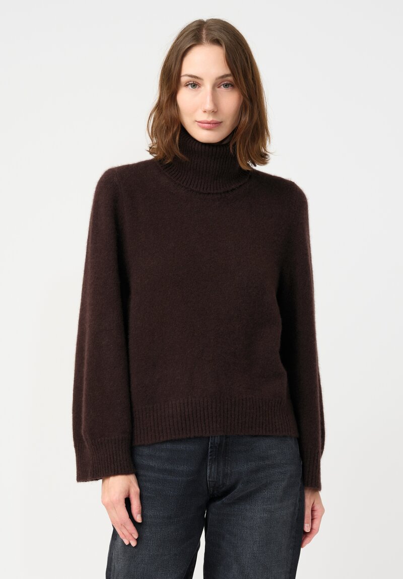 Boboutic Cashmere & Silk Turtleneck Sweater