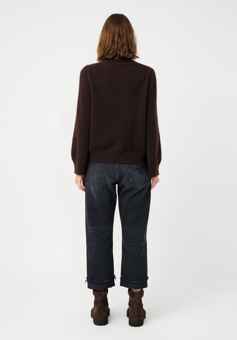 Boboutic Cashmere & Silk Turtleneck Sweater