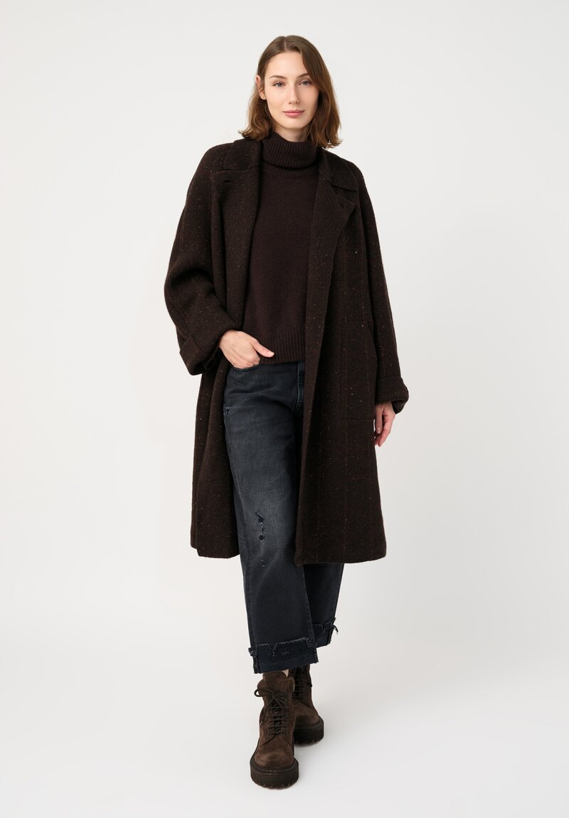 Boboutic Cashmere & Silk Turtleneck Sweater