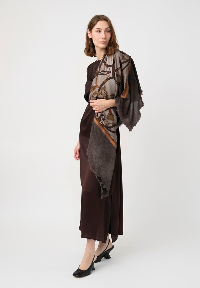 Avant Toi Silk Barchetta Dress