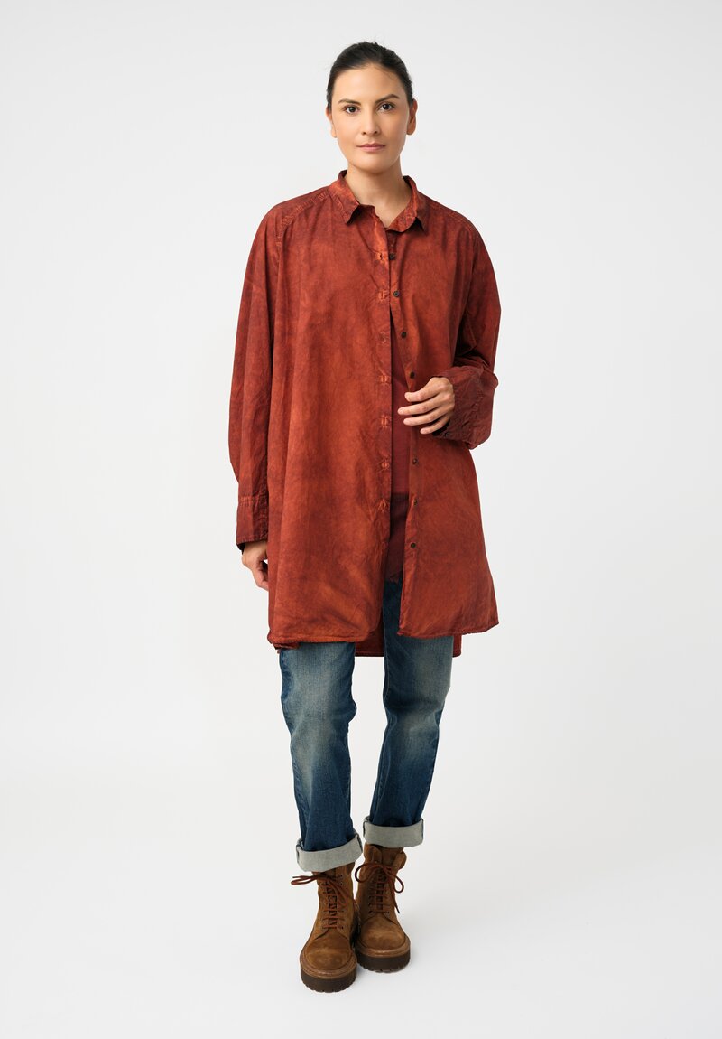 Rundholz DIP Cotton Poplin Flared Tunic Top