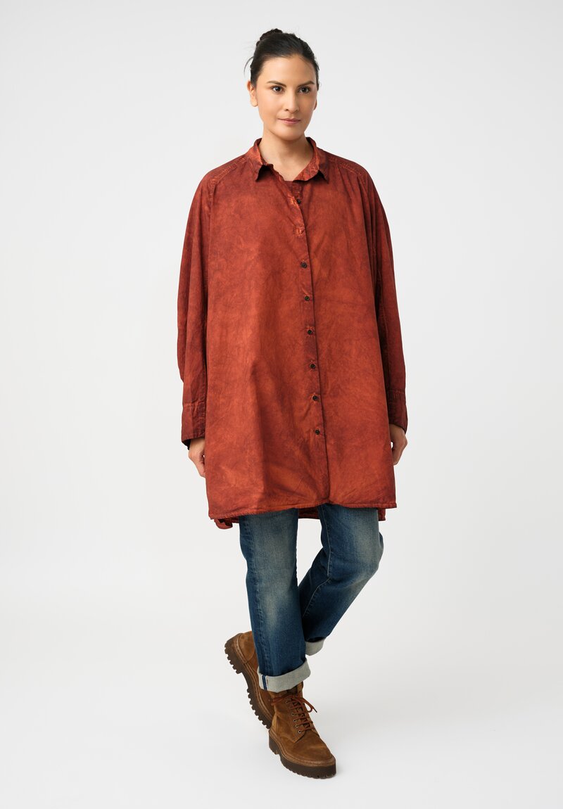 Rundholz DIP Cotton Poplin Flared Tunic Top