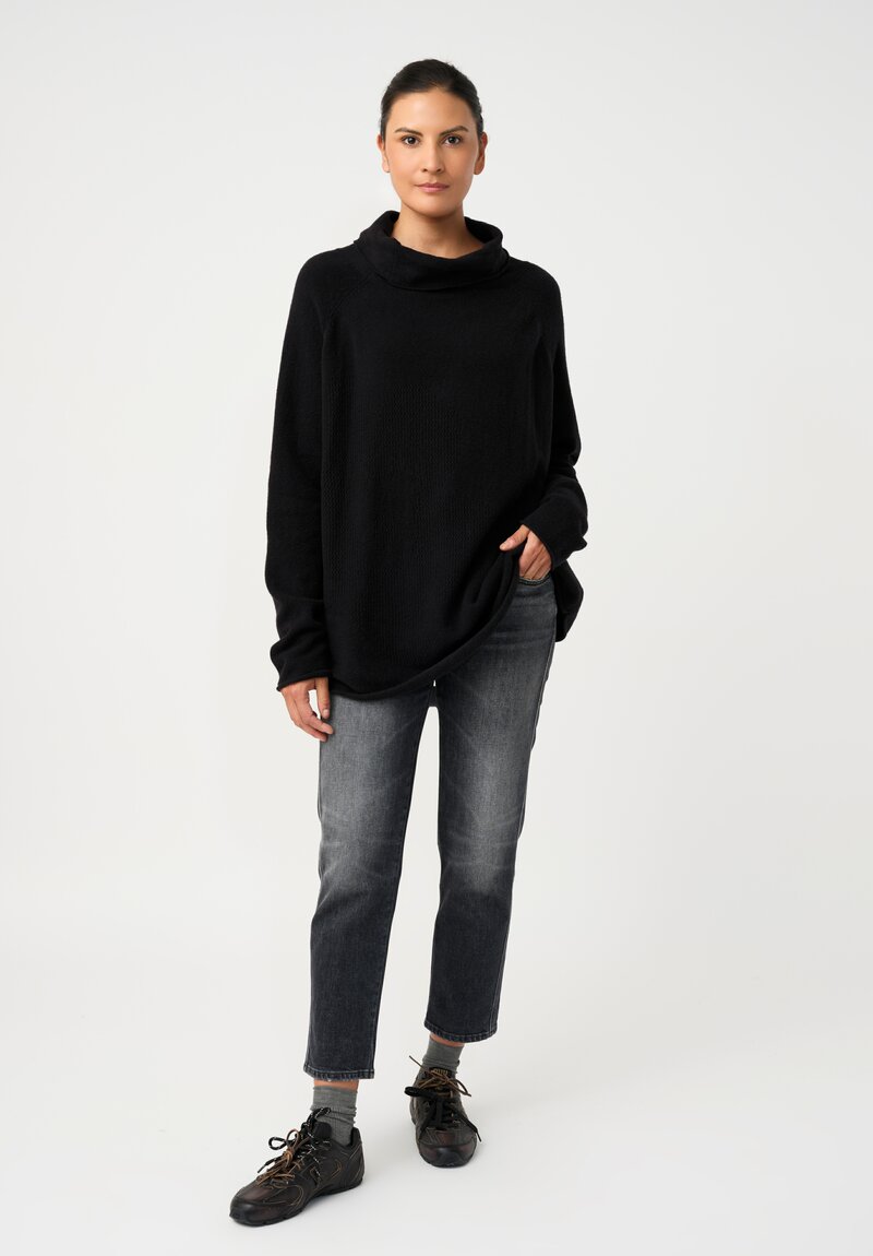 Rundholz Black Label Cotton Blend Turtleneck Pullover